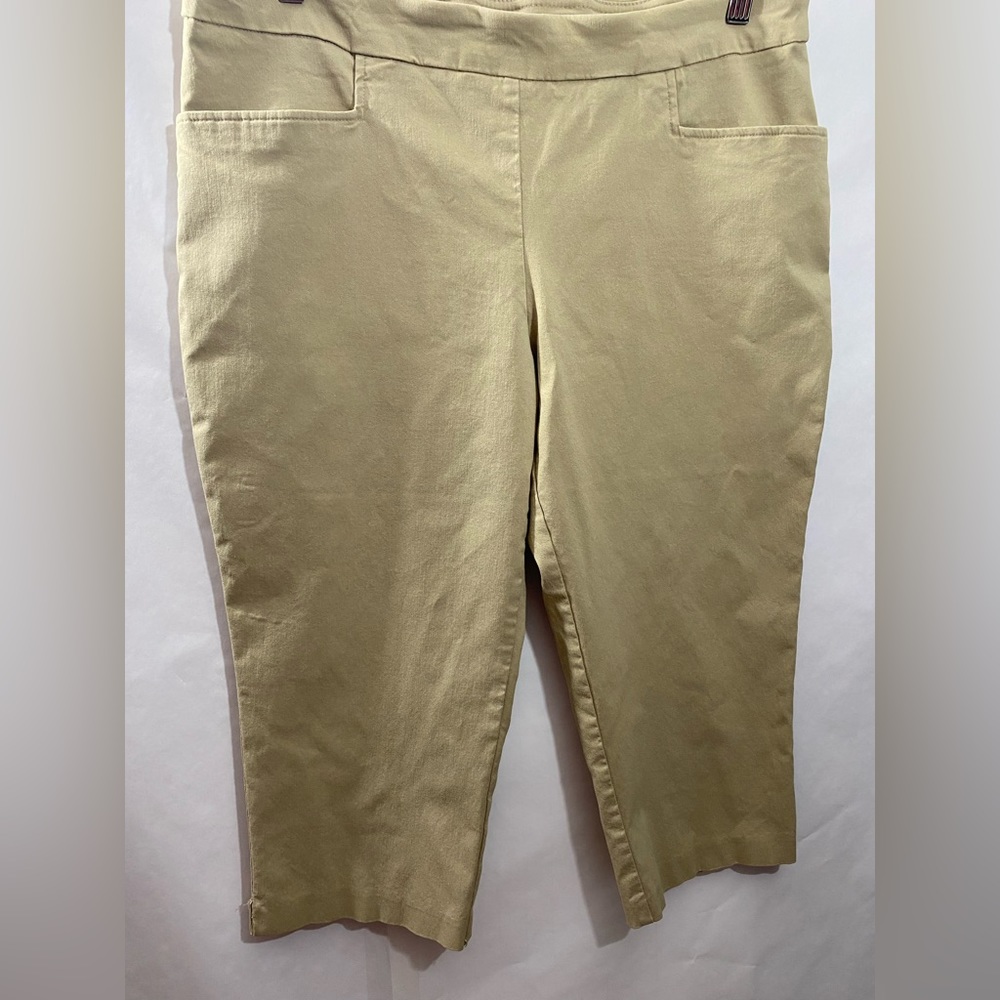 Time and Tru Tan Stretchy Capri Size XL